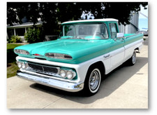 1960 Chevrolet Chevy Apache 10 Pickup Truck Retro Refrigerator Tool Box Magnet