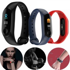 Bluetooth Smart Watch Wearable Sports Bracelet Activity Tracker Soft Wristband