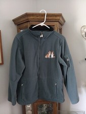 Vintage Danbury Mint Shih Tzu Slate Grey Jacket Size Large