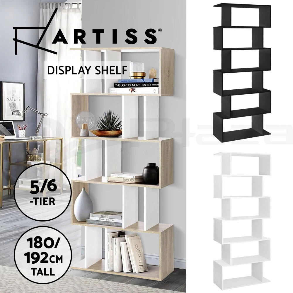Artiss Display Shelves Cabinet Bookcase Stand Storage Bookshelf CD