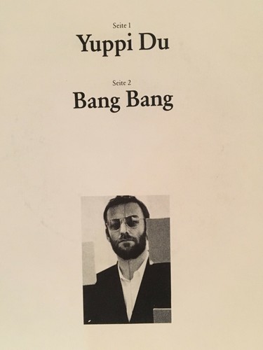 1987 MARTIN KIPPENBERGER POP IN Lot POSTER + 45pm Yuppi du Nicely RARE 80s Art ! - Picture 9 of 12