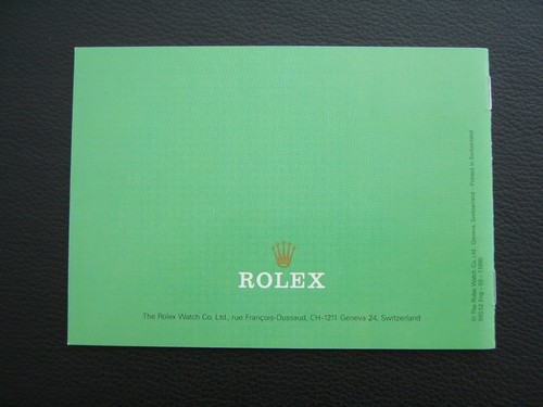 ROLEX DATEJUST BOOKLET VON 1998 - 16234 16233 16248 69173 16264 - NOS - ENGLISCH - Picture 7 of 7