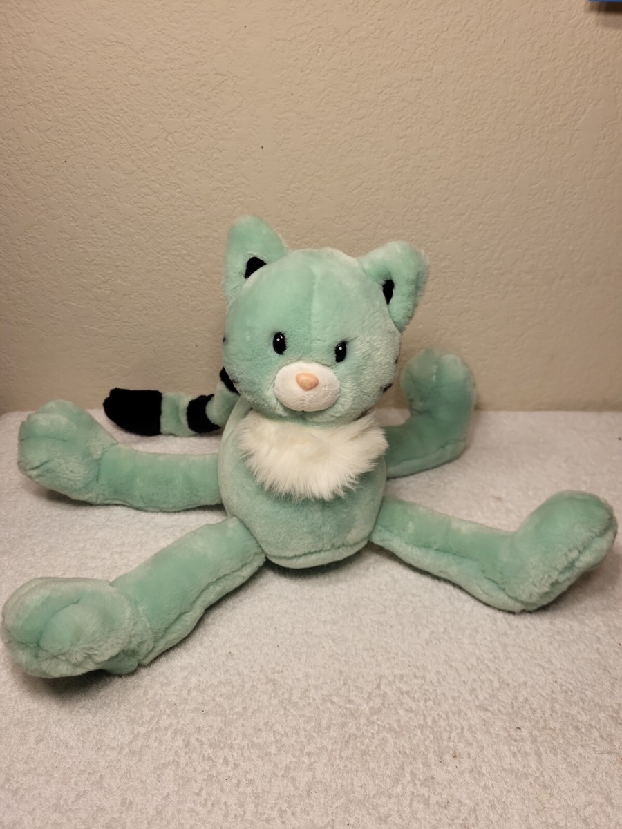 VINTAGE- 12” 2000 TOYS R US ANIMAL ALLEY Green KITTY CAT VINTAGE- 12” 2000 TOYS R US ANIMAL ALLEY Green KITTY CAT