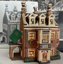 Dept.56 Dickens' Village Series "Dursley Manor" Mansion Lighted House Retired