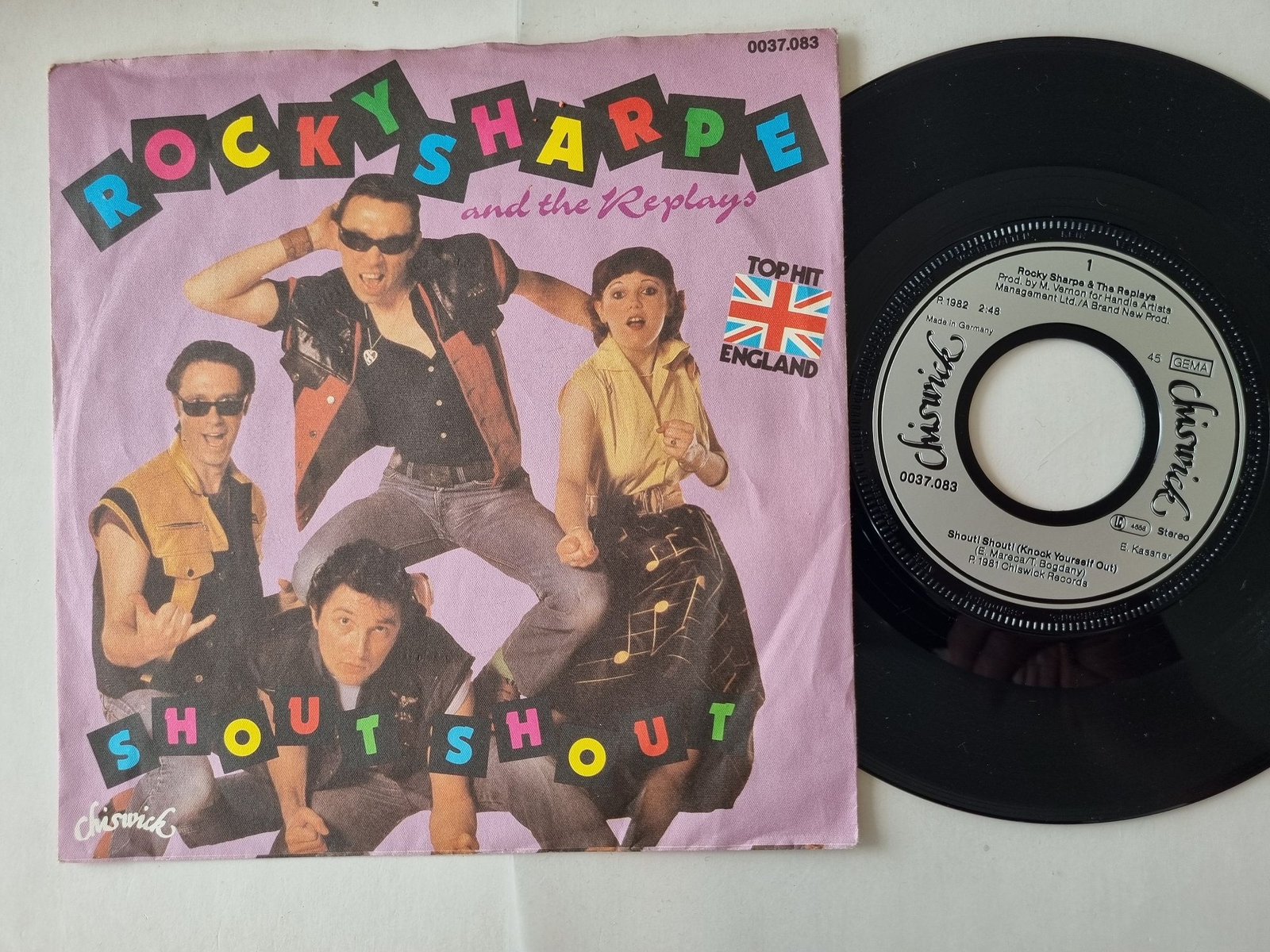 Rocky Sharpe & The Replays - Shout! Shout! (Knock Yourself Out) 7'' Vinyl