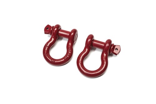 Red Shackle Omega-Shaped Pair - Picture 2 of 4