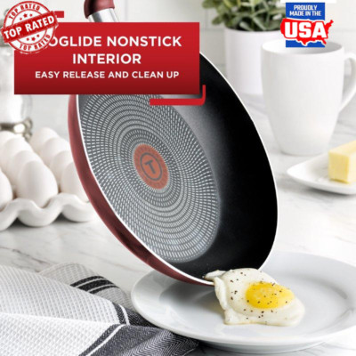 12'' Nonstick Fry Pan Pro-Glide Thermo-Spot Handle Oven Safe Reliable Cooking New
