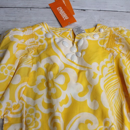 Gymboree Vintage Girl's Top Shorts Ring Size 4 Yellow Geo Collection Lot - Picture 9 of 12