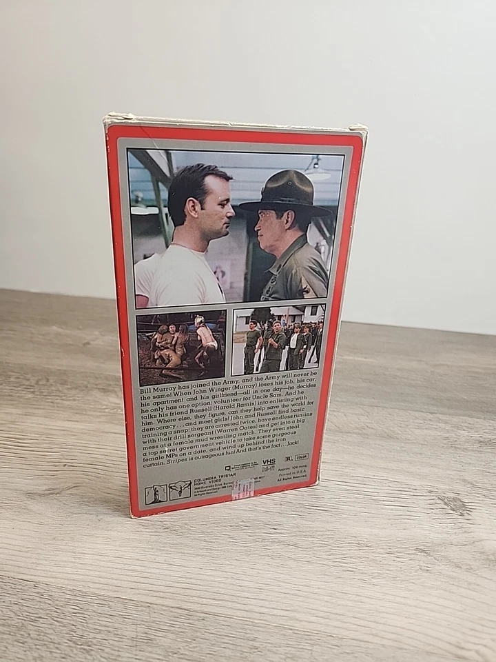 Stripes W/ Bill Murray (original VHS, 1981 Release) - Image 2 of 4