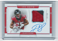 2018 National Treasures Rookie Gloves Signatures Team Logo Ito Smith Auto /10