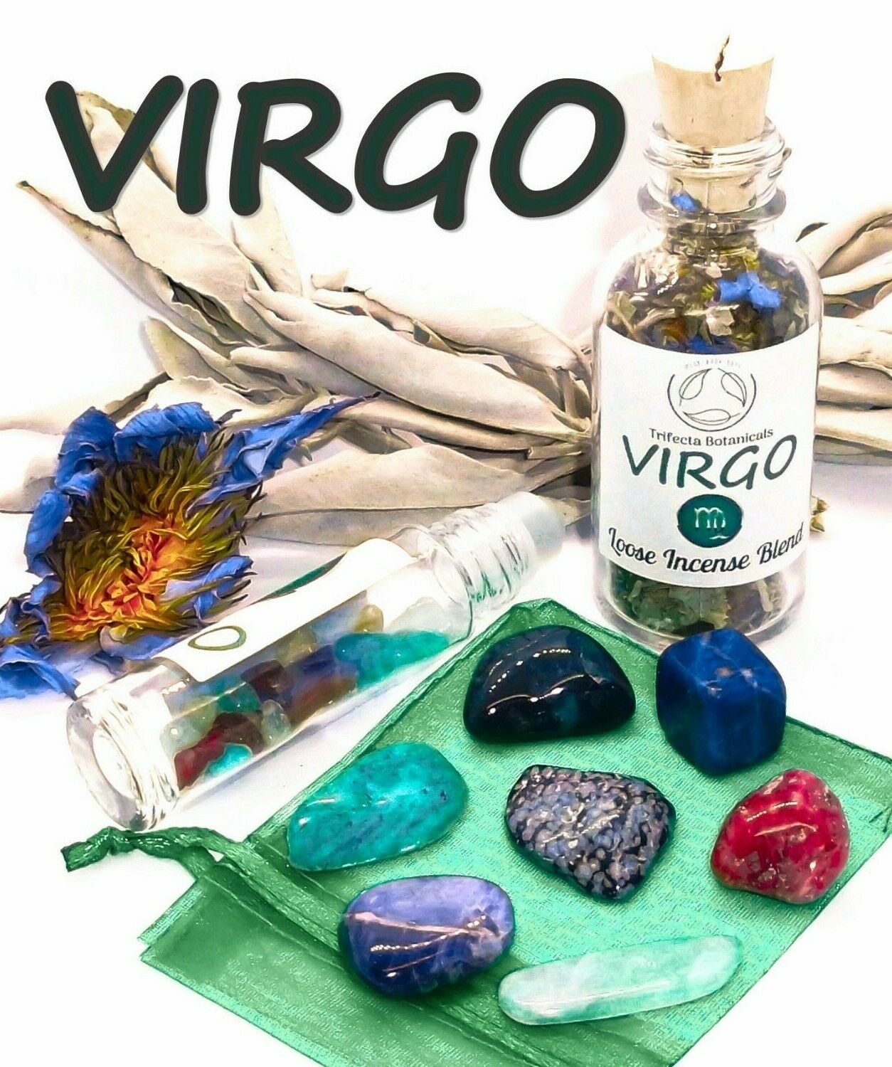 ite Crystal Soap Virgo Zodiac Soap / Citrus Flowers 