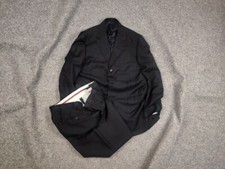 Canali Classic Design Pure Wool Dark plaid super 120's Mens Suit