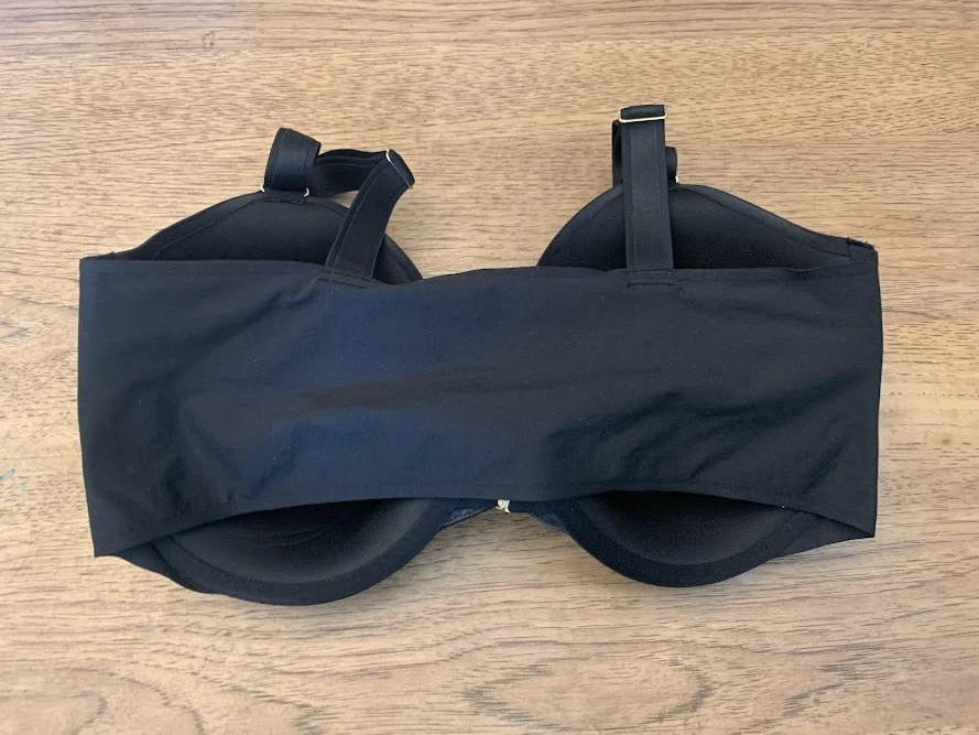 Sujetador Victoria's Secret Negro Puro 38D Love Cloud Forrado Cobertura Completa Cierre Frontal Foto 2 de 2