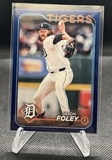 2024 Topps Update Jason Foley #US290 Royal Blue Detroit Tigers