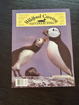Wildfowl Carving　洋書 Wildfowl Carving & Collecting Magazine Full Year 1993 (4 Issues