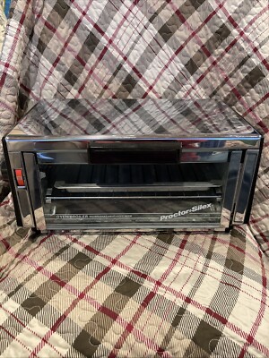 Rare Vintage Compact Proctor Silex Toaster Oven Broiler 0735TW *TESTED*NICE