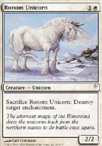 RONOM UNICORN Coldsnap MTG Magic the Gathering Cards DJMagic - Picture 1 of 1