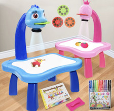 Children's LED Projector Art Table: Educational Painting Desk for kids