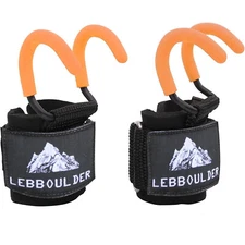 LEBBOULDER WEIGHT LIFTING HOOKS / GLOVES - ONE PAIR