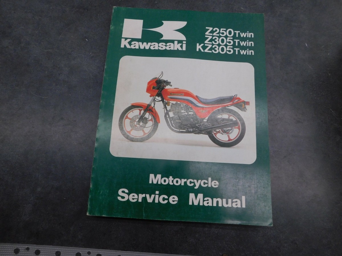 Kawasaki Z 250 305 KZ 305 Service Manual 1423 | eBay