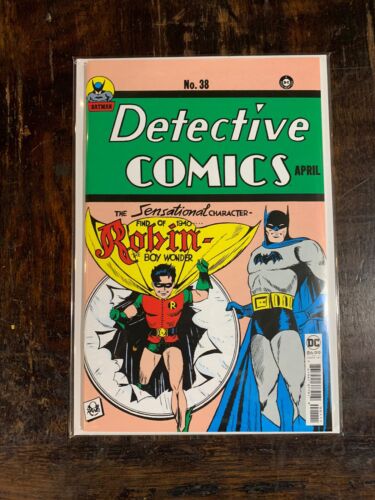 Detective Comics #38⭐️1st Appearance of Robin⭐️Reprint Facsimile⭐️2022 - Picture 1 of 1