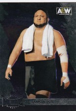 2022 SkyBox Metal Universe AEW #100 Samoa Joe