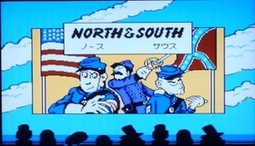 (cassette/instruction only) NORTH&SOUTH Waku Waku Civil War Famicom FC