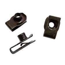 M10 U-Style Clip-On Nut, U-Type Fasteners Pack of 10 