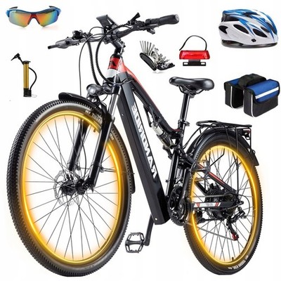 Randride YG90B Elektrofahrrad 27,5'' City E-Bike Moped 48V 17Ah Shimano 21 Gänge