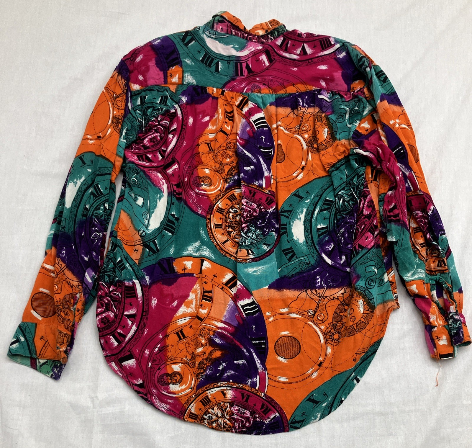 Generalities Multicolored Button Up Top Spring Re… - image 2