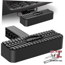for 2 inch Receiver, Rear Bumper Guard Protector, Anti Slip, with Hitch Step
