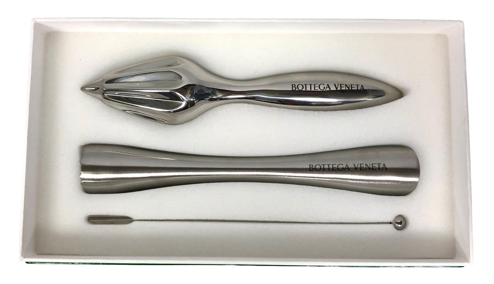 Bottega Veneta Bar Tool Set Pestle Stirrer Squeezer Used
