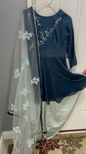 Bollywood Dress Pakistani Indian Wedding Dhoti Top Salwar Kameez