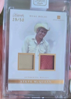 2025 Keepsake Steve McQueen Premier Edition Dual Relic #112  *Sealed *29/50
