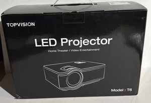 Projecteur Topvision, 7500l portatif Mini Projecteur avec 100” Écran du projecteur