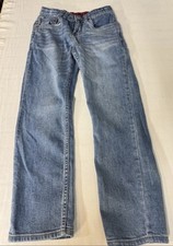Levi  s Fit Elastic Adjustable Waist Jeans Boys Size 10 Straight Standard Durable