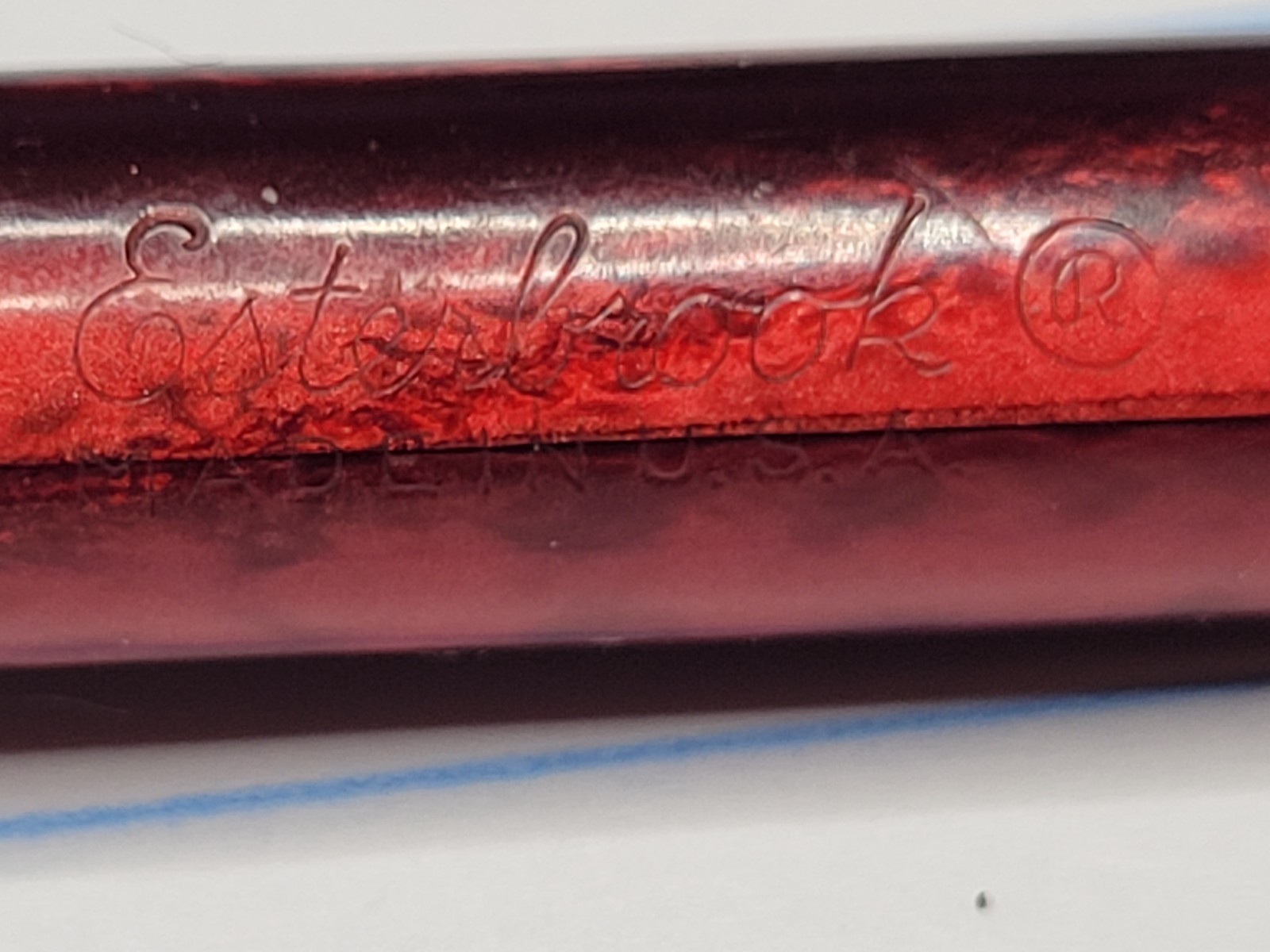 Vintage Esterbrook Red SJ with 2556 Firm Fine Nib 1950s