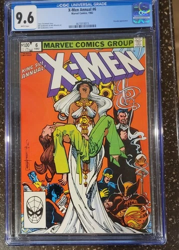 1982 Marvel X-Men Annual #6 CGC Graded 9.6 Near Mint+ Dracula Cover