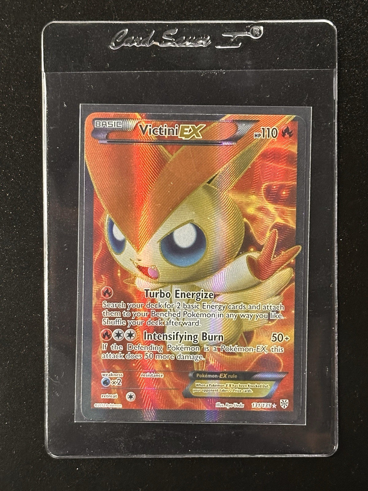 Victini EX Full Art Plasma Storm Ultra Rare Holo 131/135 Pokémon Card