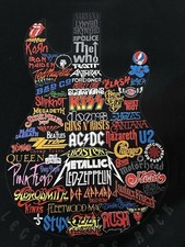 2XL Legends Of Rock T-Shirt Gildan Soft Style Black T. Out Of Stock On Amazon.  