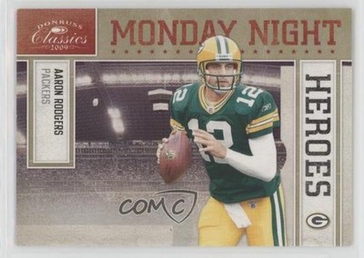 2009 Donruss Classics Monday Night Heroes Gold 75/100 Aaron Rodgers #29 1u6