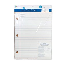 Learning Resources LER3236 Giant Magnetic Lined Paper for Dry Erase Whiteboard