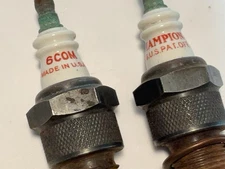 (2) Champion 6 COM Spark Plugs, Unused