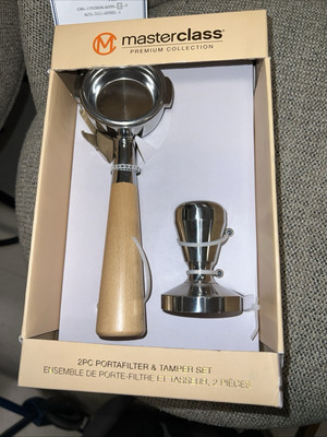 Masterclass Premium Collection 2 -pc  & Tamper Set Coffee Espresso Portafilter