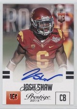2015 Panini Prestige Rookie Signatures Josh Shaw #253 Auto 0o9