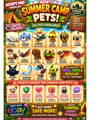 Adopt Your Pet From Me Today! Mega Neon Fly Ride MFR/NFR/FR