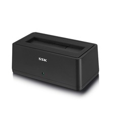 SSK USB 3.0 to SATA External Hard Drive Docking Station One Bay, Black