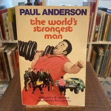 Paul Anderson The World’s Strongest Man Paperback Jerry Jenkins 1970s Bio