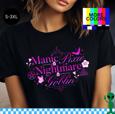 Manic Pixie Shirt S-3XL Unisex Short-Sleeve