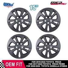 15 For 2017-2022 Toyota Prius Prime Wheel Covers Full Rim Hubcaps Set Of 4 15 For 2017-2022 Toyota Prius Prime Wheel Covers Full Rim Hubcaps Set Of 4